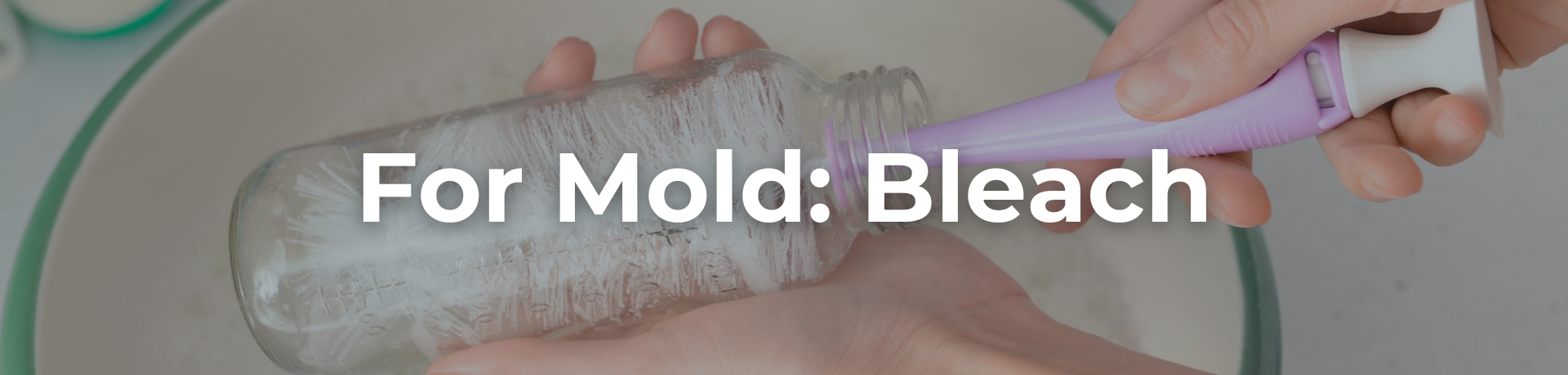 If your travel cup has mold - bleach instructions