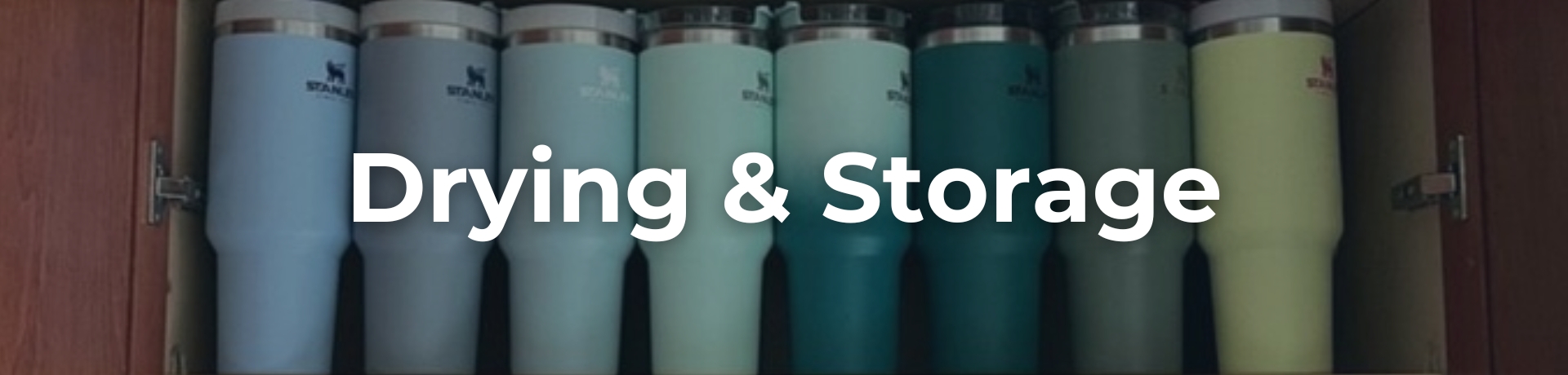 how to dry travel cup, how to store travel cup or bottle